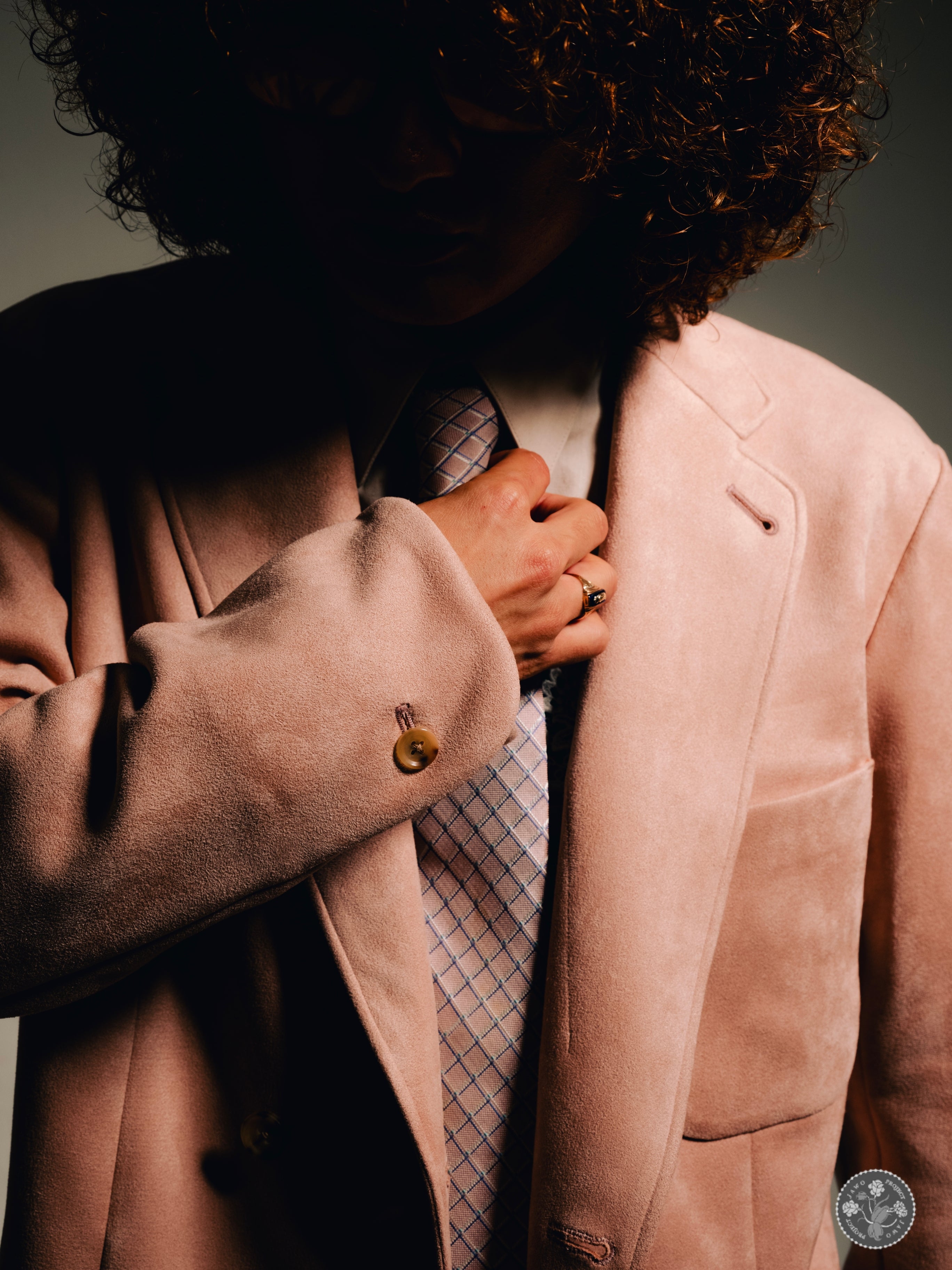tairled jacket [color：PNK]