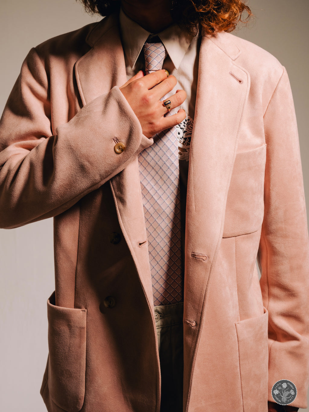 tairled jacket [color：PNK]