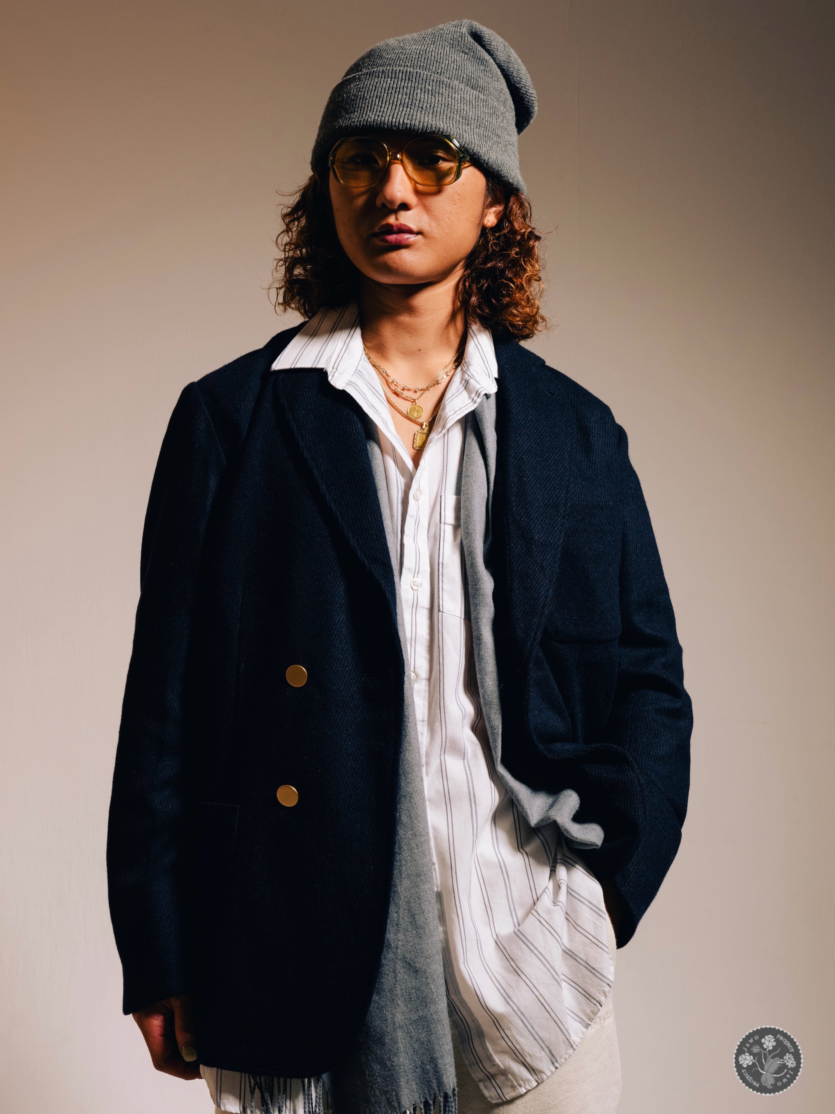 tailored jacket [color：NVY]
