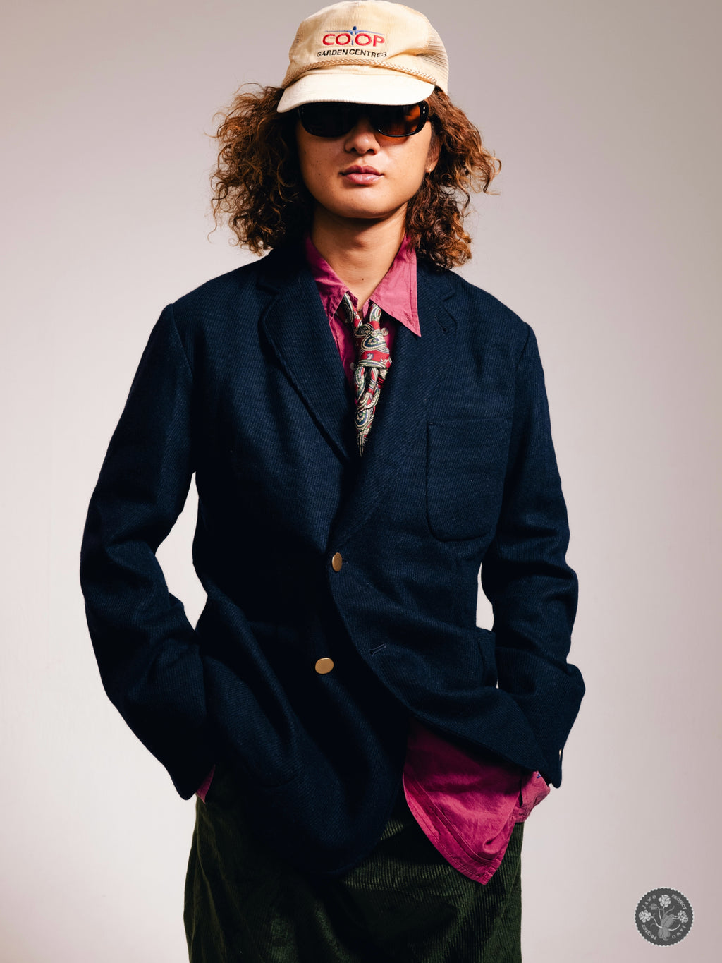 tailored jacket [color：NVY]