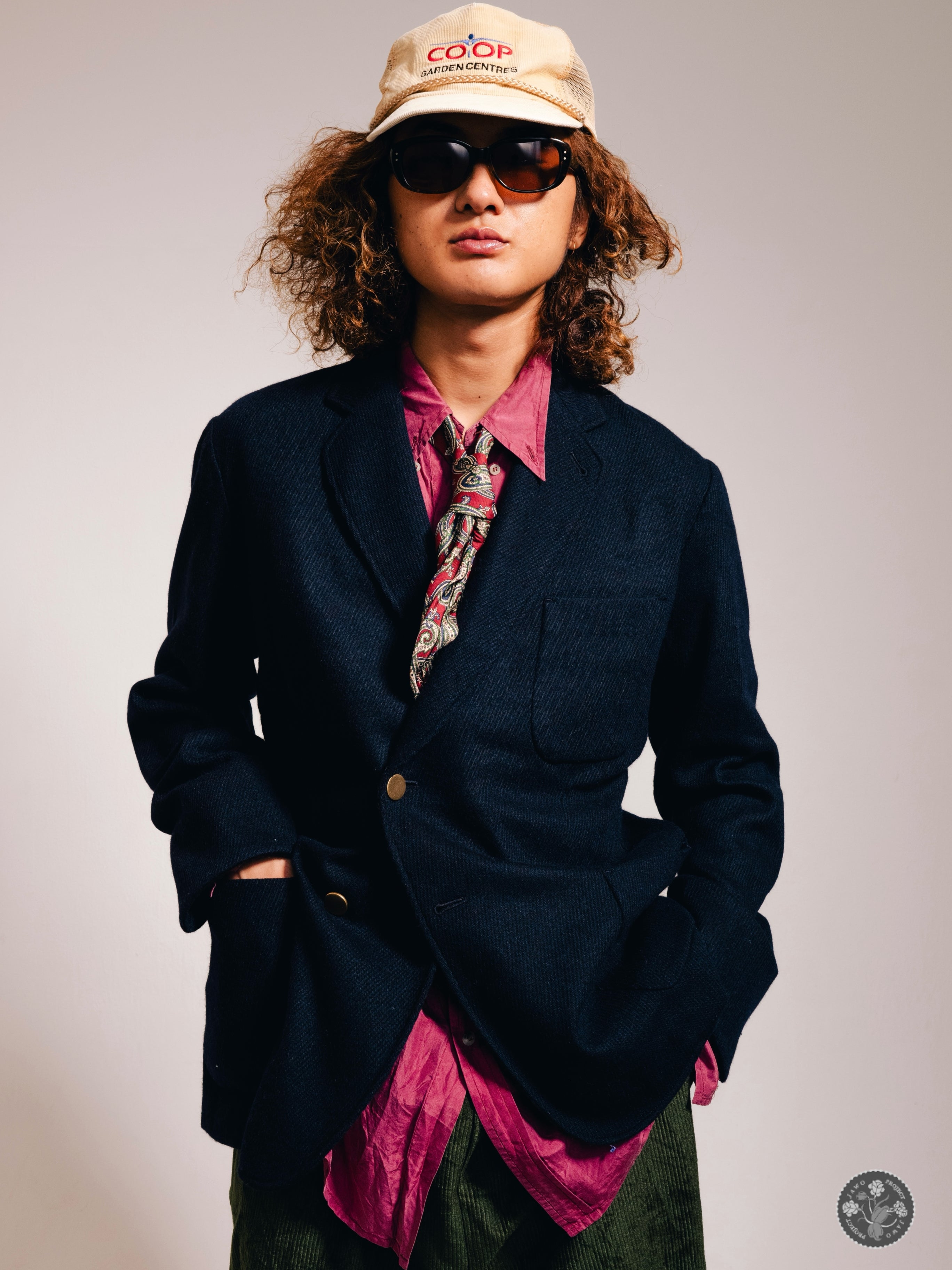 tailored jacket [color：NVY]